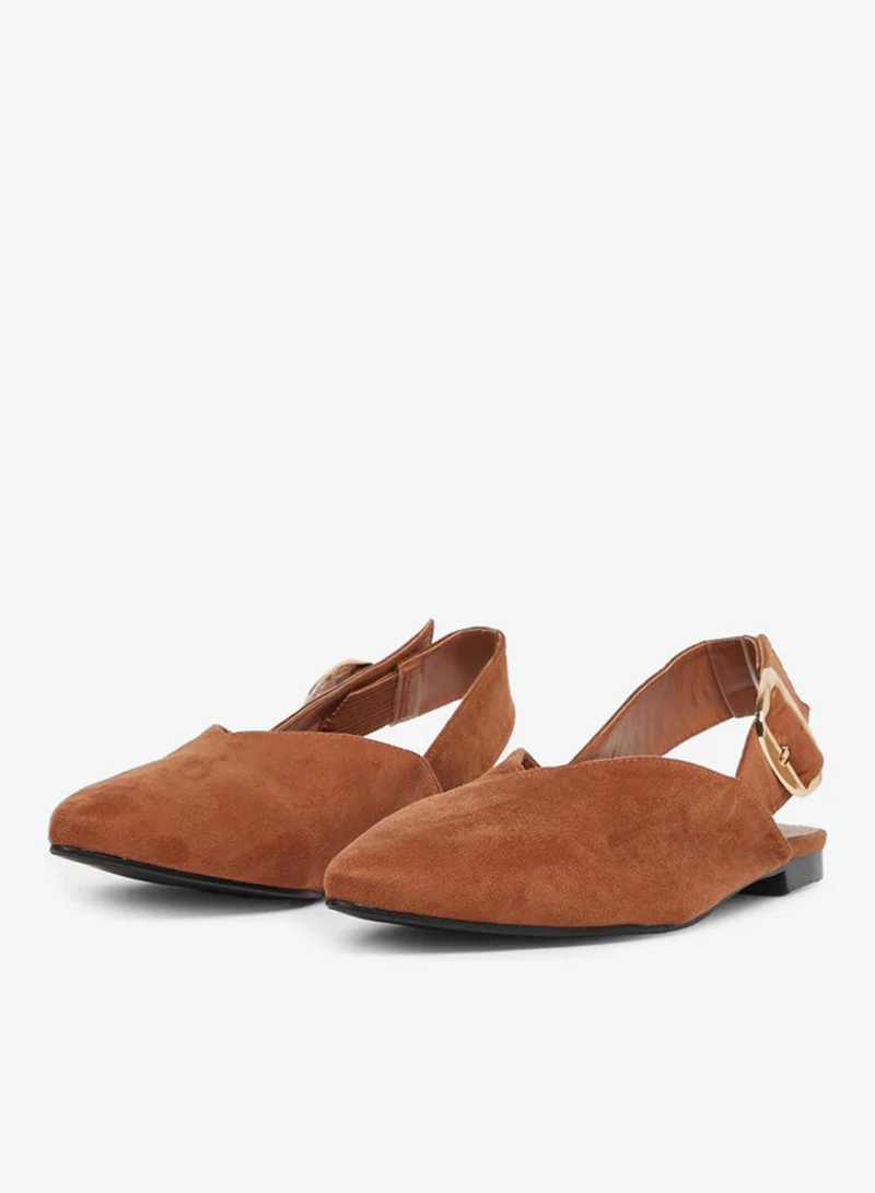 ستايلي صندل فلات بسير خلفي ومقدمة مدببة