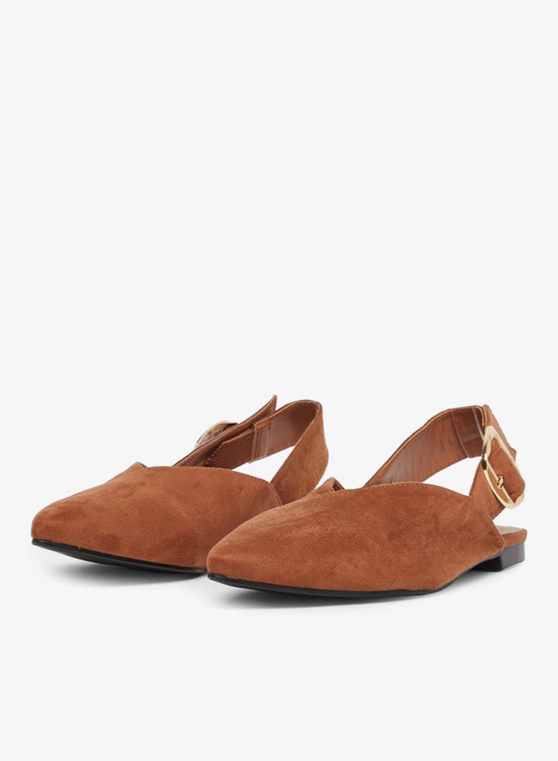 Styli Pointed Toe Slingback Flats - Image 2