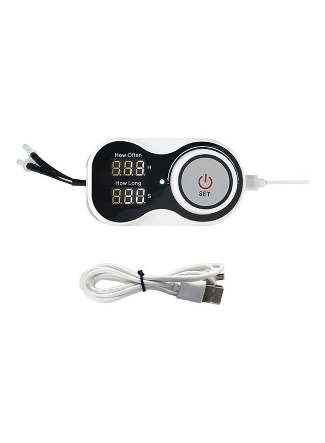 NIBEMINENT Intelligent Automatic Flower Watering Device With Data Cable Black/White - Image 1