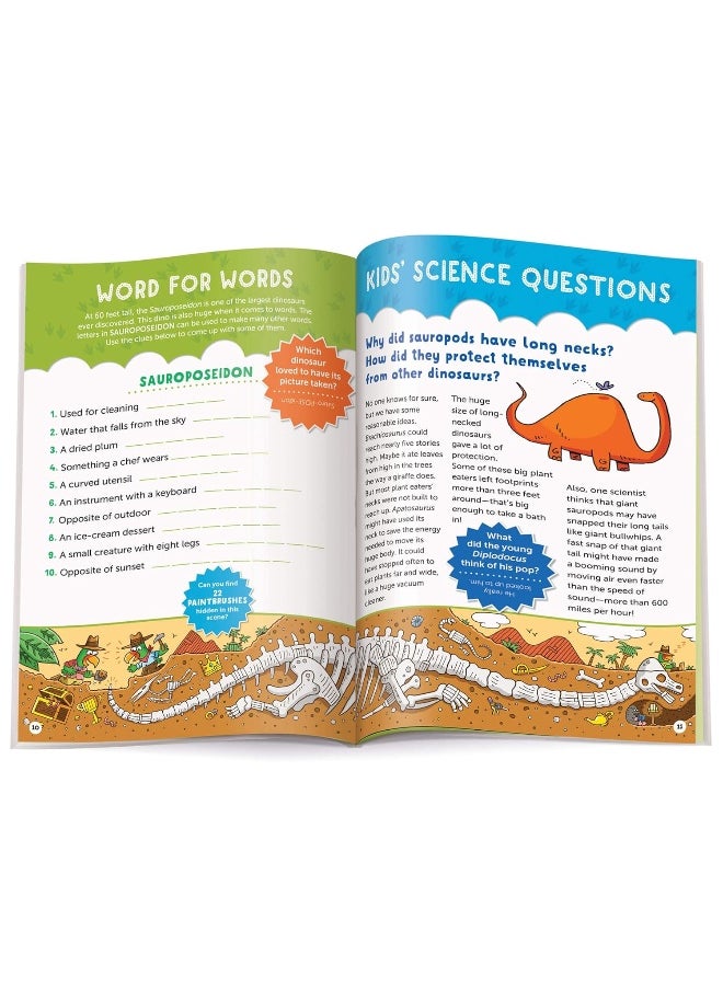 null - 501 Dinosaur Joke-tivities: Riddles, Puzzles, Fun Facts, Cartoons, Tongue Twisters, and Other Giggles! - Image 1