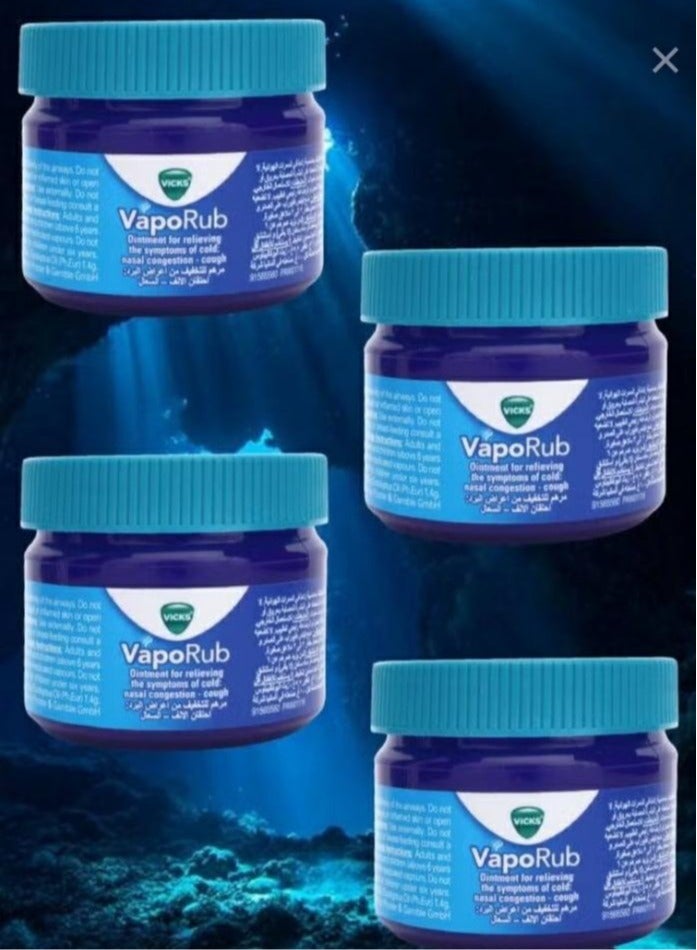 Vicks 4 Pieces VapoRub Ointment 50g
