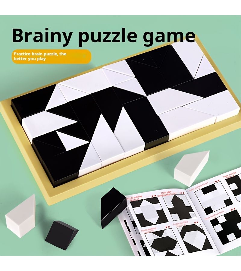 3D Building Blocks Puzzle Hidden Logic Game Spatial Thinking Training Toy - Image 2