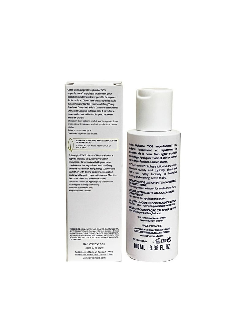Dr. Renaud Dr Renaud Lime Calamine Drying Lotion 100ml - Image 2