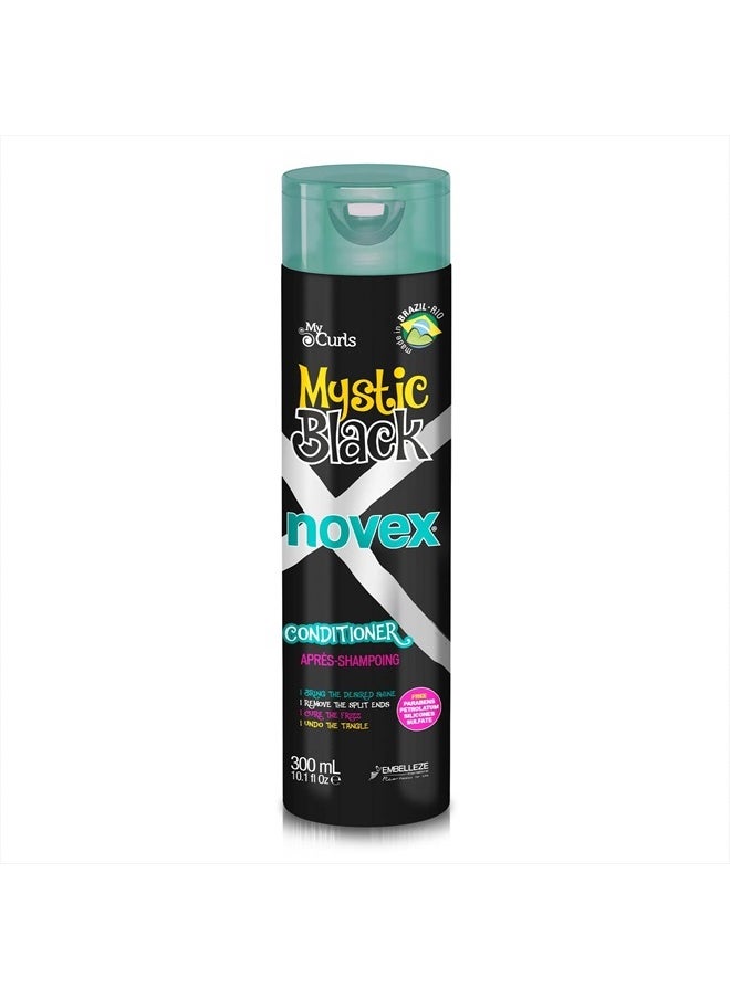 NOVEX Mystic Black Conditioner (10oz) – For Frizz Control & Split End Protection  - Image 1