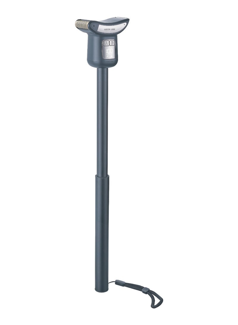 GREEN LION Flexgroom 2 in 1 Body Groomer with Dual-Head Design & Extendable Handle/Easy Back Reach/Waterproof/Rechargeable Shaver/Body Hair Shaver / Shave Leg Hair/Trim Back Hair - Grey - Image 3