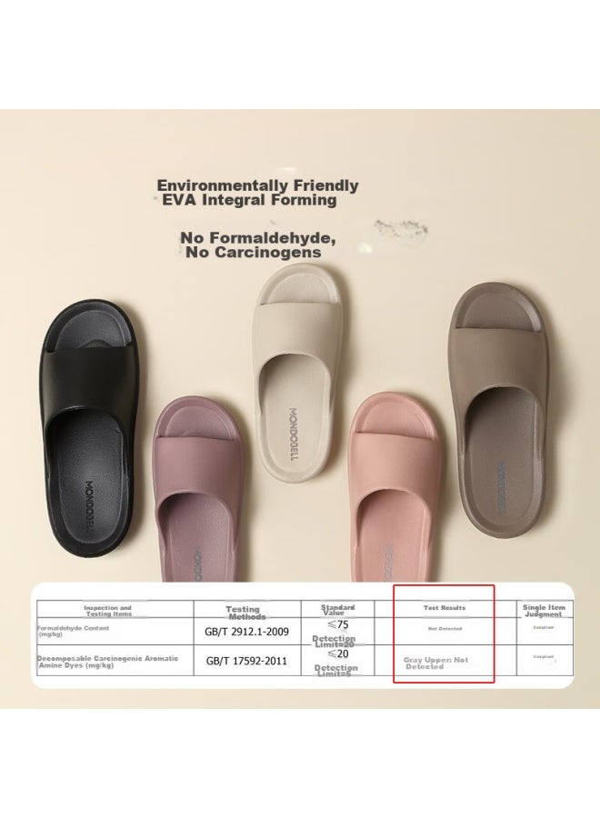 Mondobell Antibacterial Slippers Simple Women's Slippers Lightweight Soft Home Bathroom Slippers Dirty Pink 37-38 - Image 4