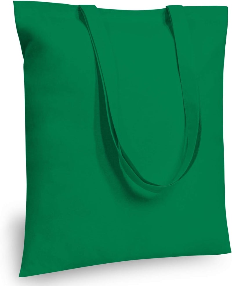 TOPDesign Economical Cotton Tote Bag, 5oz Lightweight Fabric, Reusable Grocery Shopping Cloth Bags, DIY Your Creative Designs - Image 1