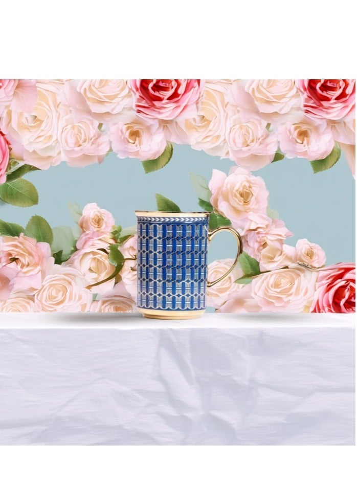 BYART A luxurious and elegant cup of tea and coffee, made of Turkish ceramic - Image 5