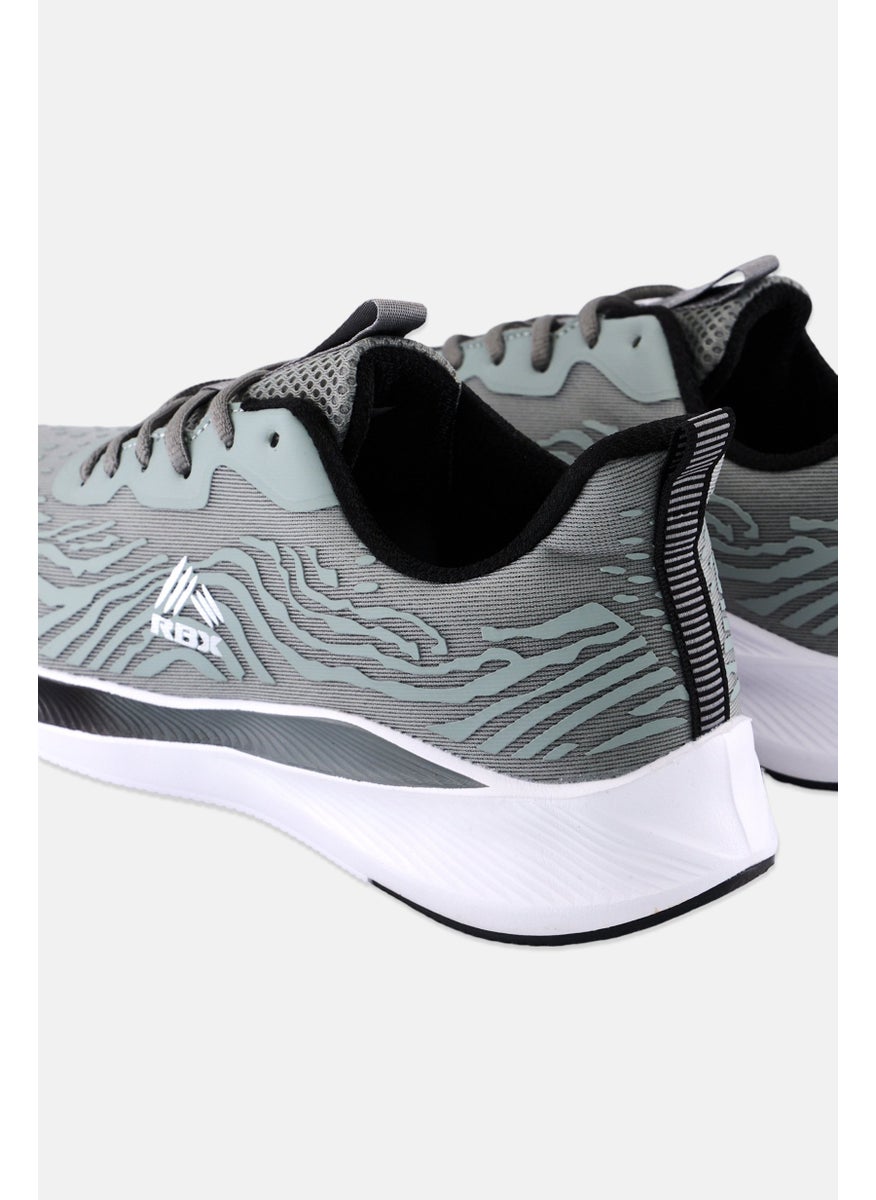 RBX - Men Lace Up Running Shoes, Grey - Image 1
