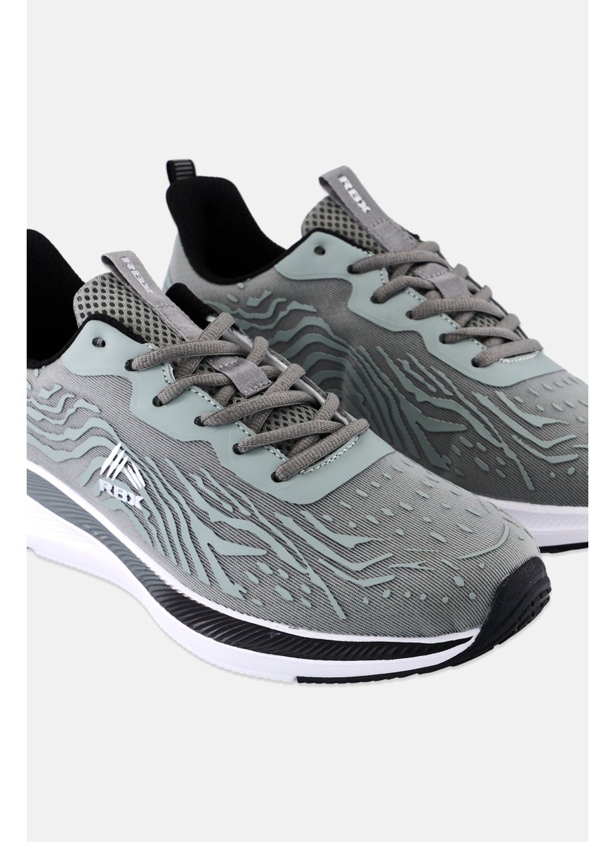 RBX - Men Lace Up Running Shoes, Grey - Image 1