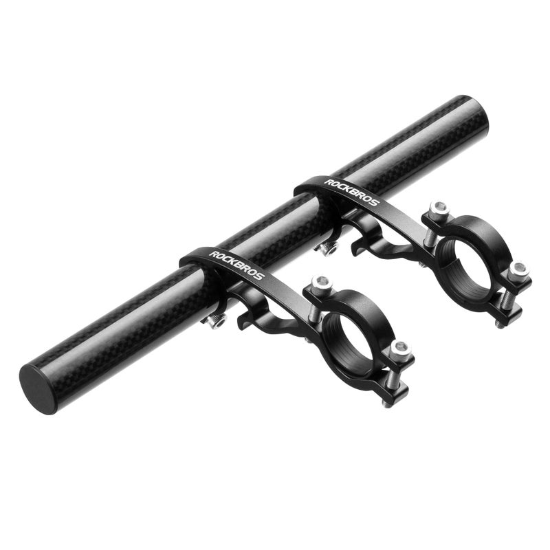 ROCKBROS Bike Handlebar Extender Double Bike Handlebar Bracket Bicycle Handlebar Extension Lightweight Durable for Holding Bicycle Speedometer GPS Phone Mount Holder1Pcs - Image 2