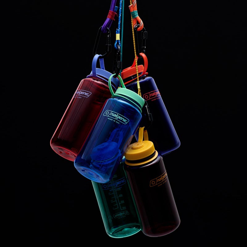 Nalgene Water Bottle - Lightweight Sustain Tritan BPA-Free Shatterproof Bottle for Backpacking  Hiking  Gym  16 OZ  Wide Mouth  Cornflower Blue - Image 5