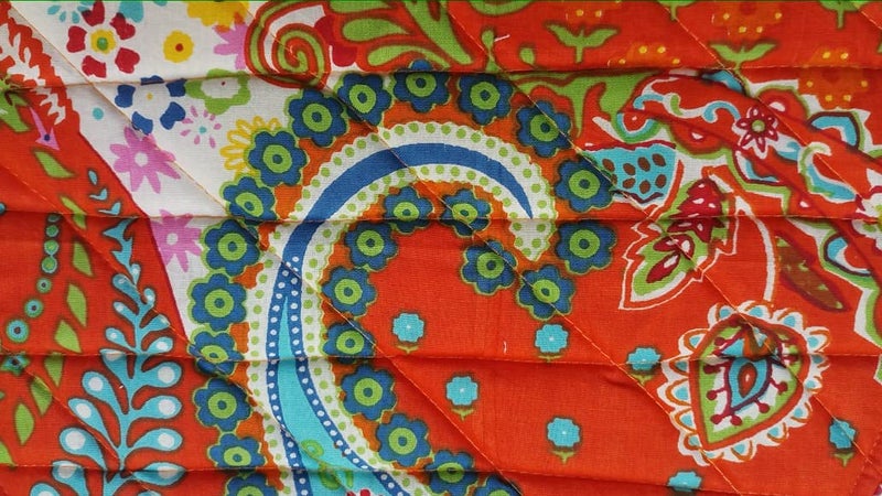 Malan Bai Mandala Tea Cozy Cover Orange Hand Block Winter Tea Cozy Cotton Tea Kettle Warmer Pot Cover Hot Coffee Cover Handamde Kitchen Décor Brand: Malan Bai - Image 2