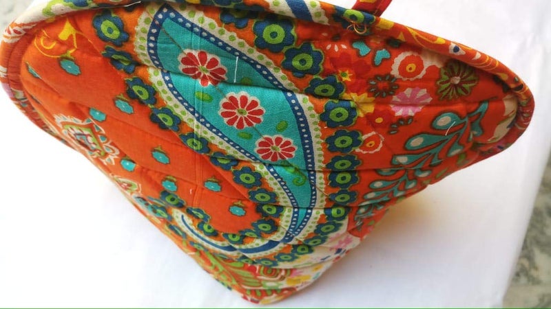 Malan Bai Mandala Tea Cozy Cover Orange Hand Block Winter Tea Cozy Cotton Tea Kettle Warmer Pot Cover Hot Coffee Cover Handamde Kitchen Décor Brand: Malan Bai - Image 4
