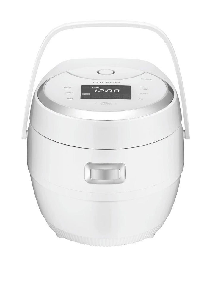 كوكو طباخة أرز ومبخرة كوكو CR-1020F – تحتوي على 14 برنامجًا، وظيفة التيربو والإبقاء على السخونة، مؤقت، وعاء داخلي غير لاصق، وظيفة التنظيف التلقائي – سعة 1.8 لتر (تكفي 10 حصص) – بقدرة 890 واط – باللون الأبيض.     Ask ChatGPT - Image 1