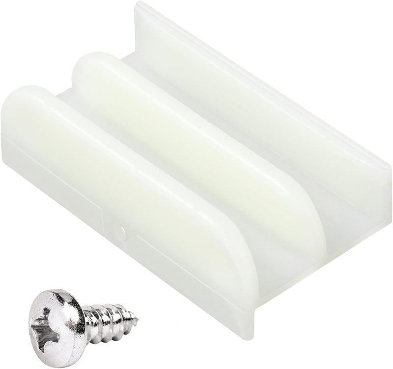 VYH M6219 Sliding Shower Door Bottom Track (Top-Hung Shower Door Track), Suitable for 7/16-inch Thick Glass, 1/2-inch Channels, Glass Shower Door Plastic Track M6219 (1 Pack) - Image 1