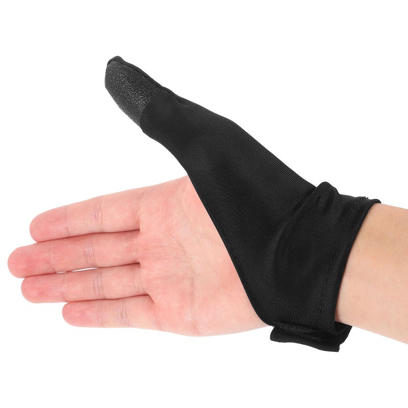 Right Hand Bowling Thumb Sleeve Protective Cover Breathable Dry Compact Black - Image 5