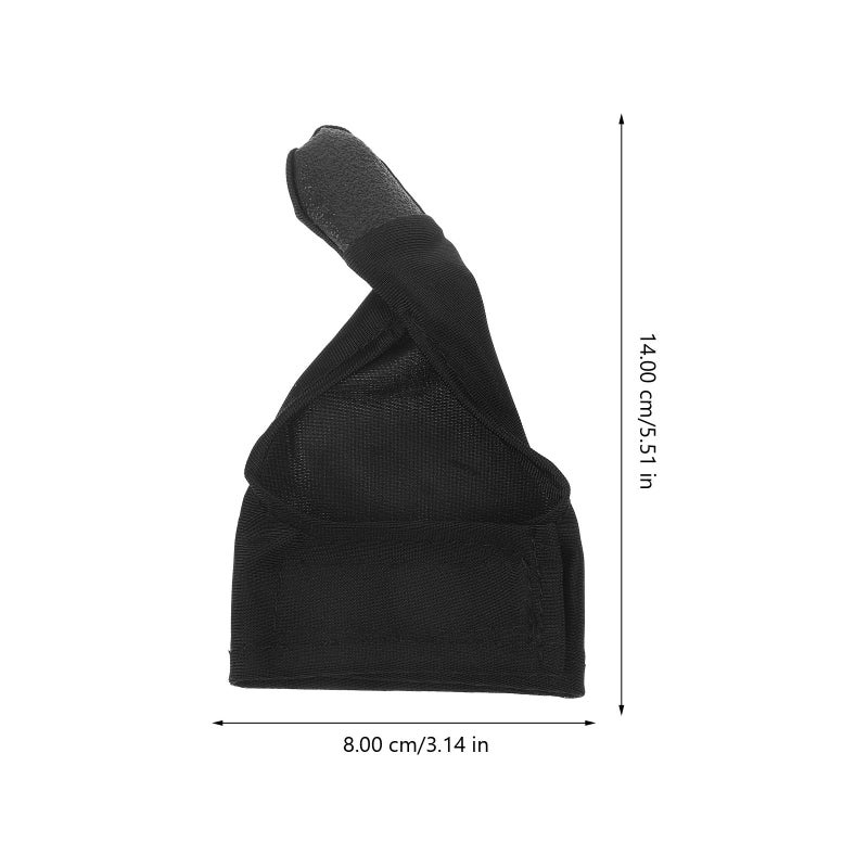 Right Hand Bowling Thumb Sleeve Protective Cover Breathable Dry Compact Black - Image 3
