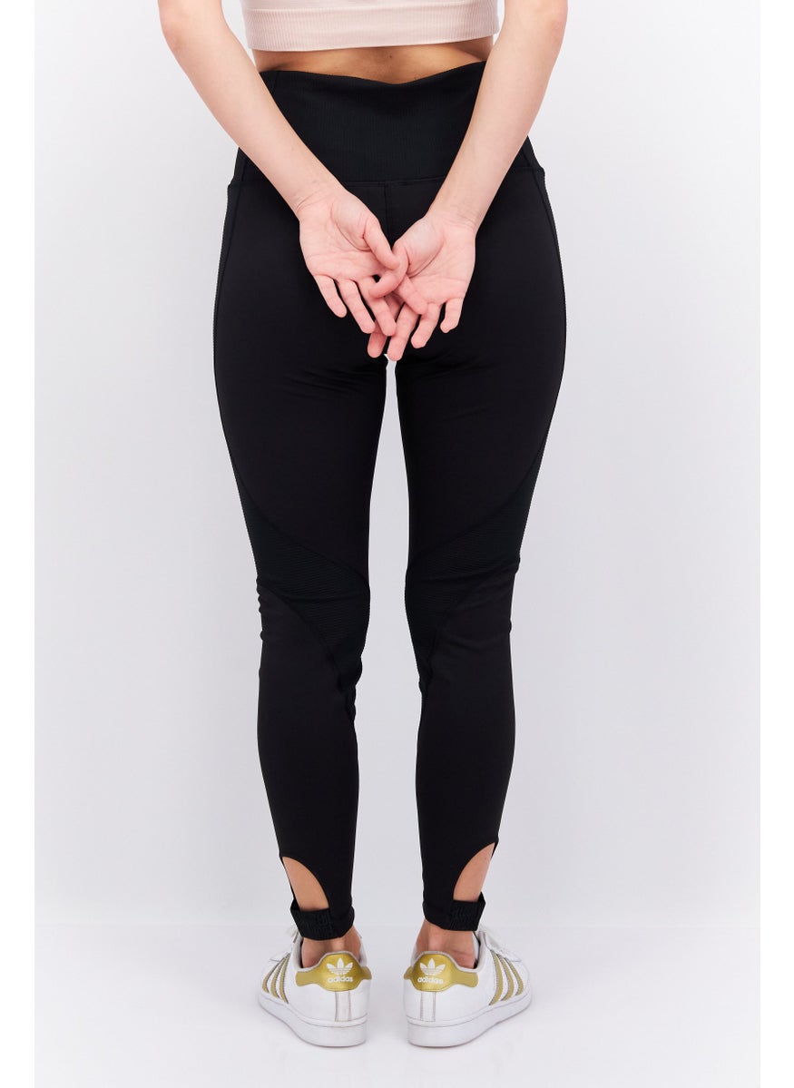 Reebok Women Tight Fit Training Leggings, Black  - Image 3