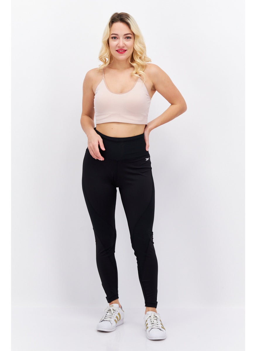 Reebok Women Tight Fit Training Leggings, Black  - Image 4
