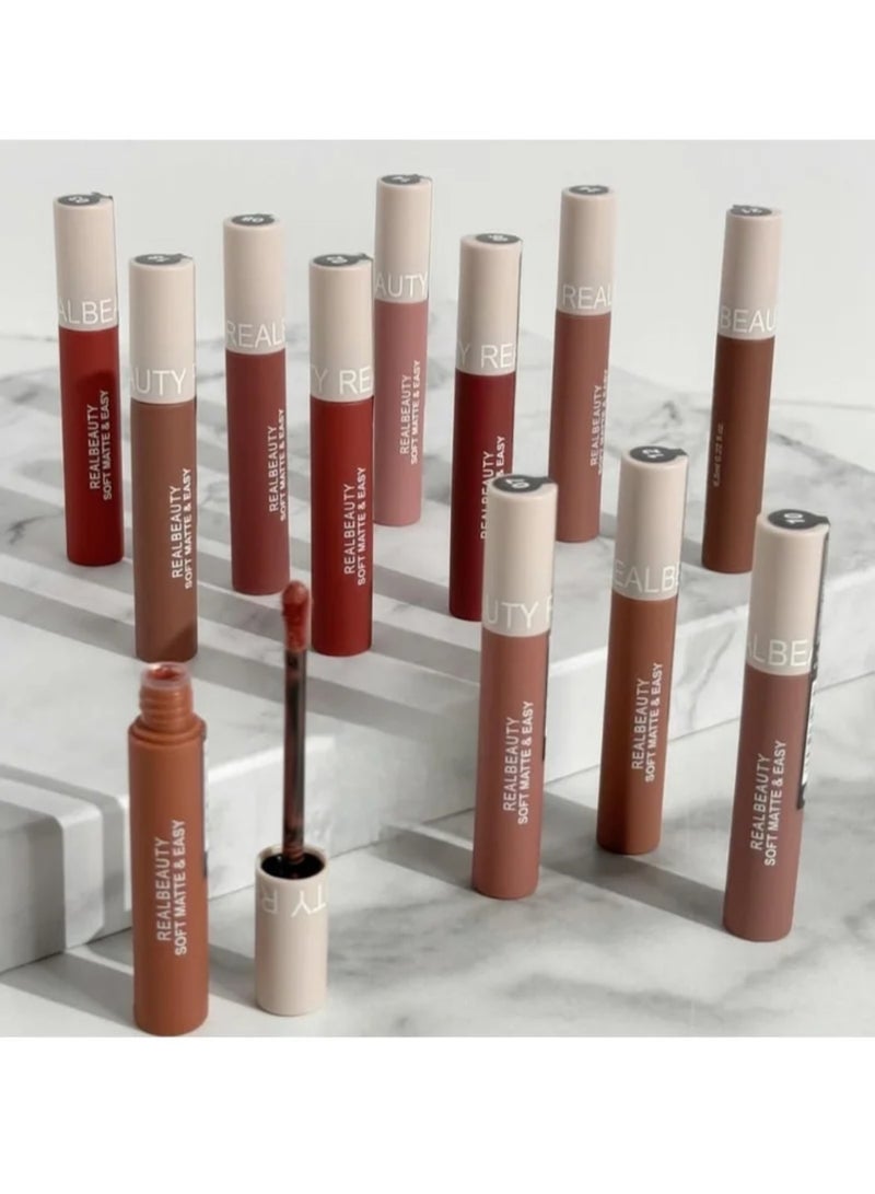 REALBEAUTY New Shape Lipstick Prostick 12 Colors - Image 4