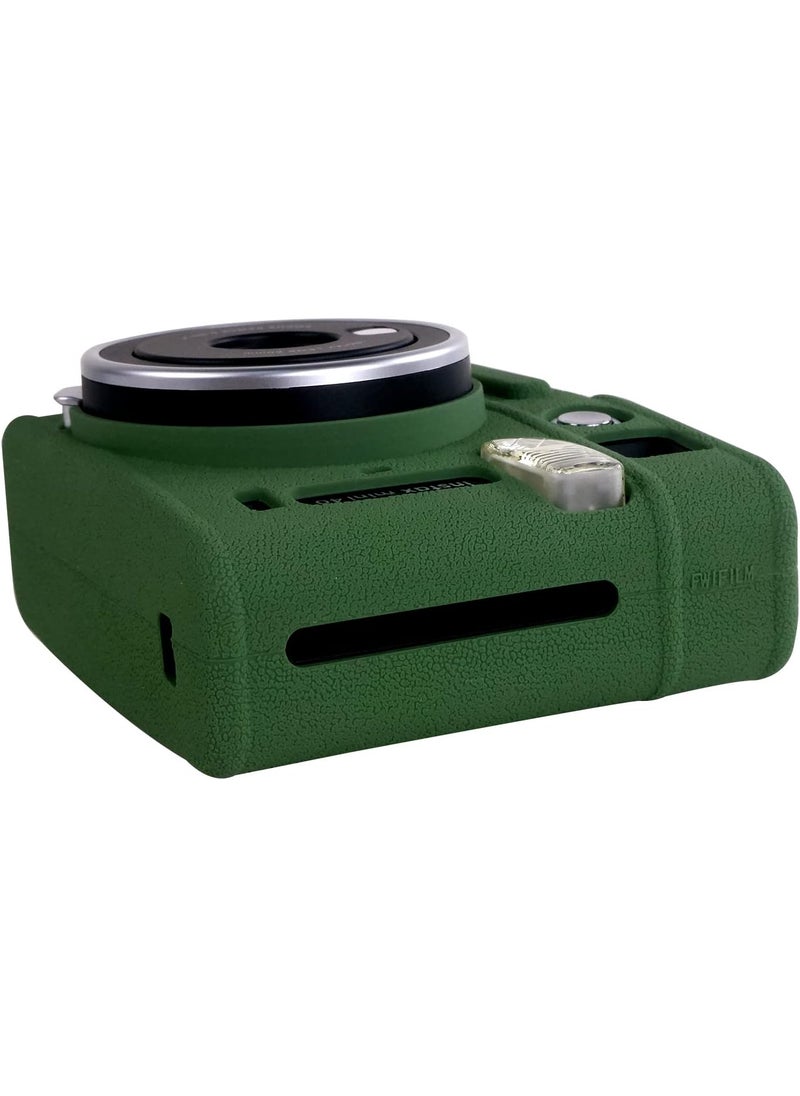 Rieibi Rieibi Mini 40 Case  Silicone Protective Case for Fuji Instax Mini 40 Instant Camera  Soft Rubber Lightweight Case for Fujifilm 40  Green  - Image 3