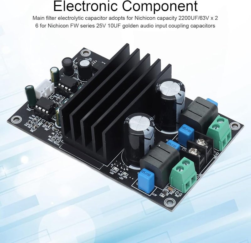 TPA3255 Digital Amplifier Module Aluminum Alloy 2 0 Power Amplifier Board For Speaker System - Image 4