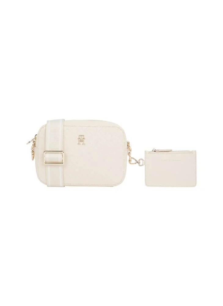 تومي هيلفيغر Zip Over Logo Crossbody