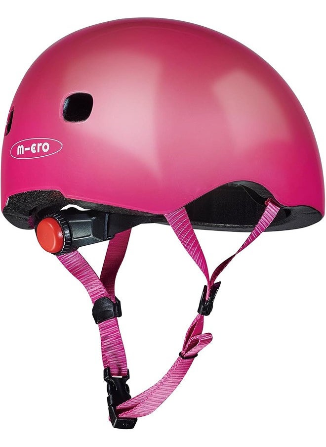 Micro - Micro Raspberry PC Kids Helmet (Small) | Kids Helmet | Kick Scooter Helmets | Sports Helmet for Kids | Helmet with Adjustable Straps | Riding Kids Helmet | Kids Safety | Helmet for Kids - Image 1