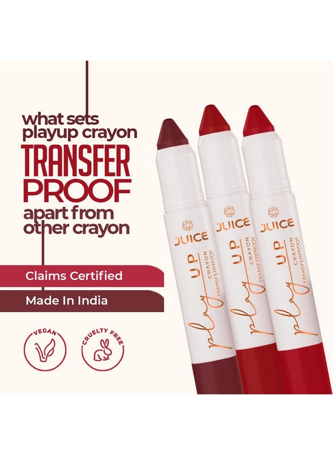 Juice Long Lasting, 4pc Lipstick Combo Set For Women(Epic Pink-M08 Bullet Lipstick, Red-y Set Go-MCR08 Play up Lip Crayon, Maroon Bliss-M08 Liquid Lipstick, Mulled Wine-M08 Slim Stick) - Image 4