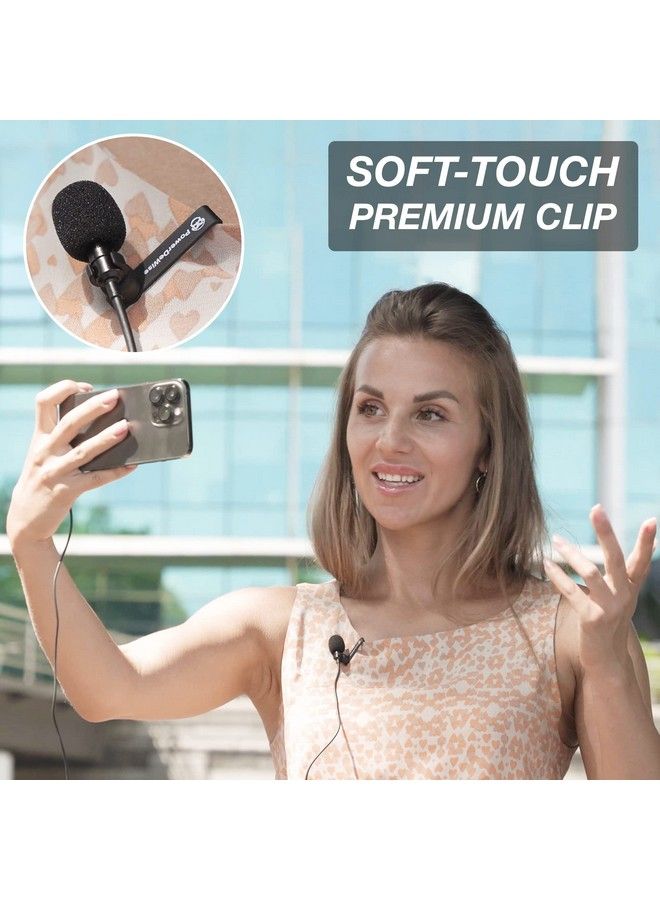 PowerDeWise Magnetic Lavalier Microphone Clip 6Mm Rotatable Lapel Unique Replacement Tie Shirt Clip - Image 3