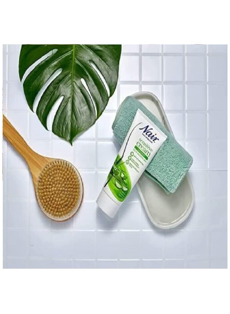 Nair Hair Remover Delicate Cream with Aloe Vera Extract for Legs & Body Sensitive Skin 110g - Image 5