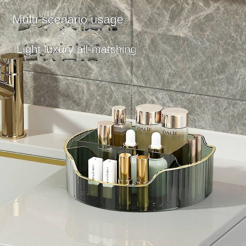 Calyrex Clear Makeup Brush Holder Organizer Acrylic 4-Slots Cosmetic Brushes Storage Organizer for Vanity Countertop - Image 4