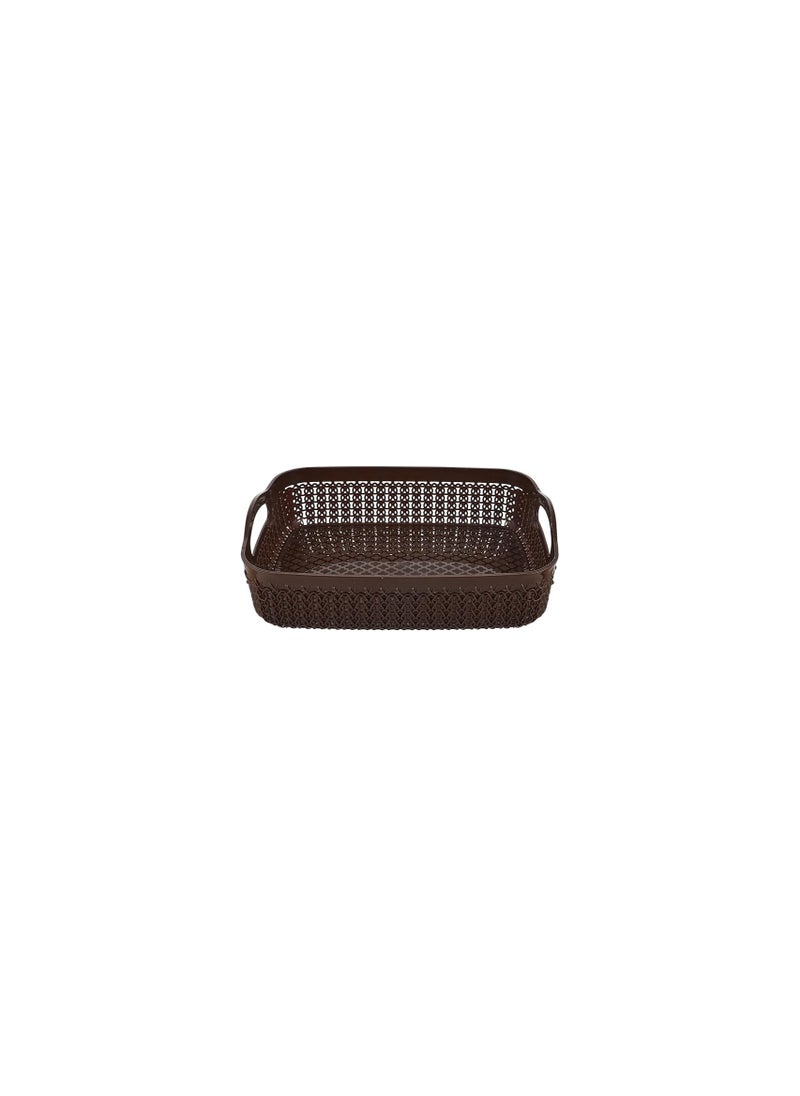 Elhelal & Golden Star Egypt - Turt multi-use basket large brown - Image 1