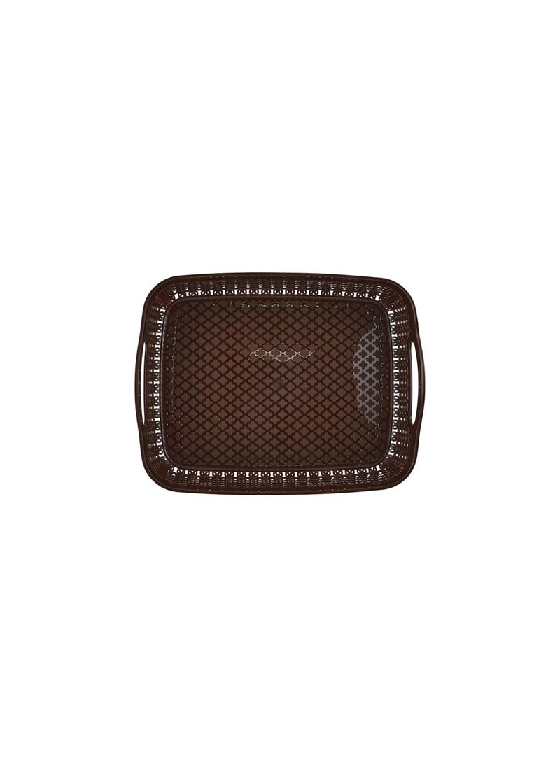 Elhelal & Golden Star Egypt - Turt multi-use basket large brown - Image 1