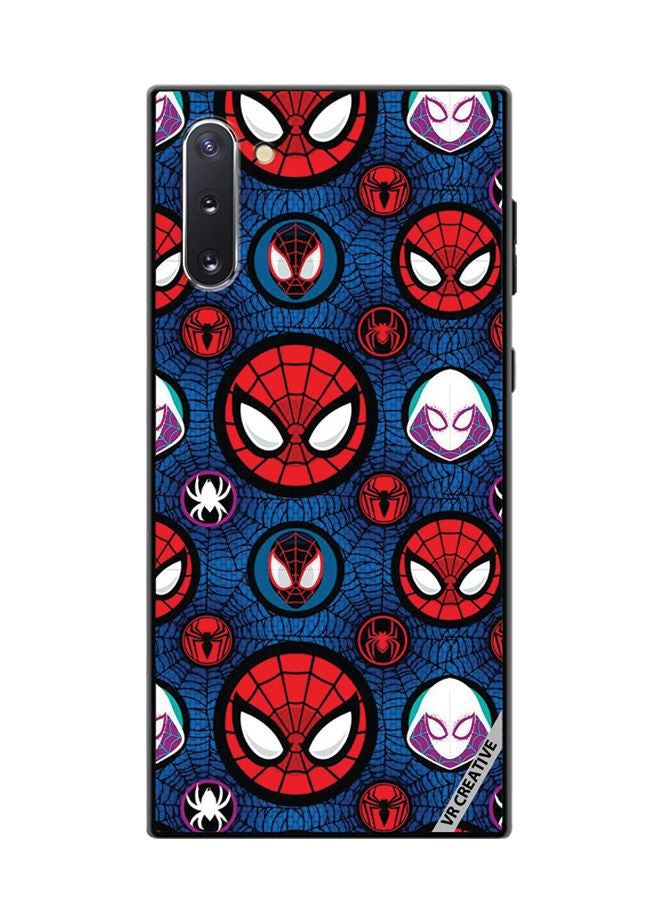 VR CREATIVE Protective Case Cover For Samsung Galaxy Note10 5G Spiderman Design Multicolour - Image 1