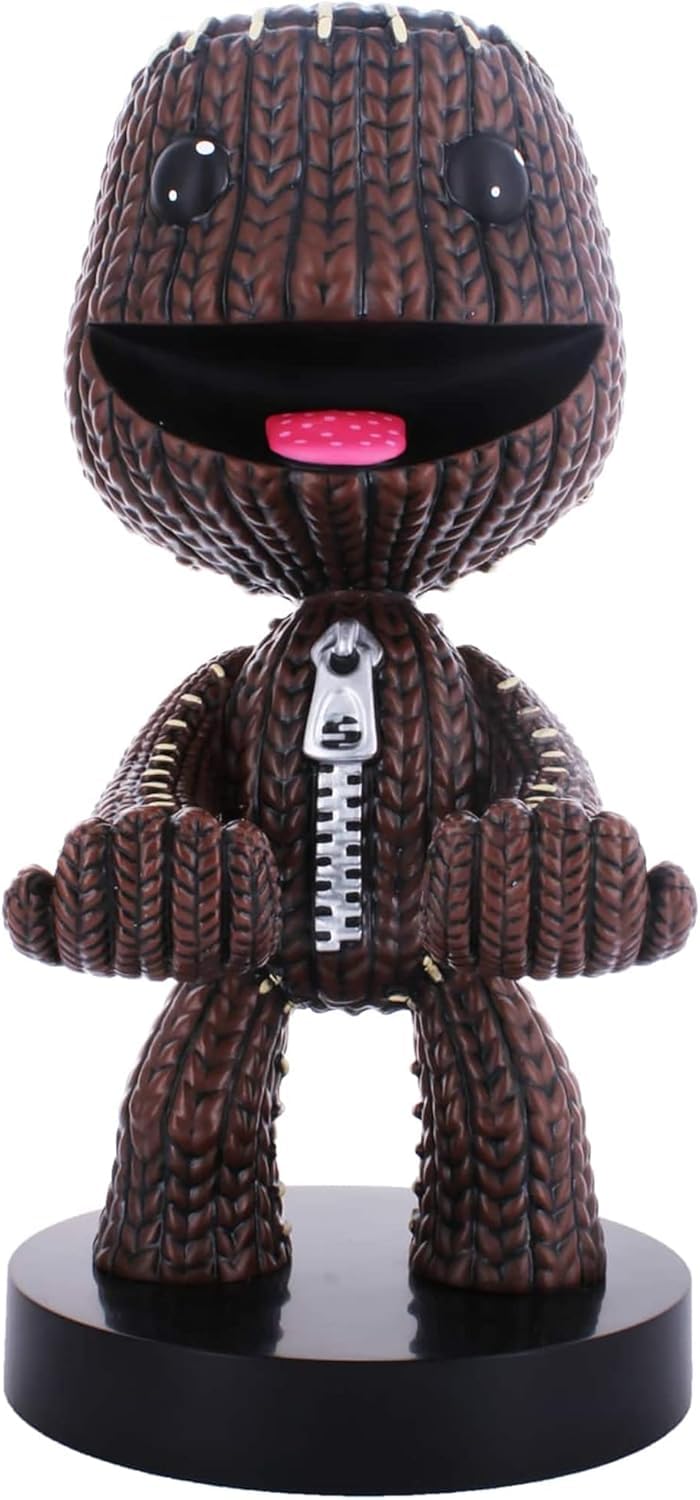 Exquisite Gaming Sackboy Controller Holder Little Big Planet Official Phone Stand Cable Guys Figure - Image 2