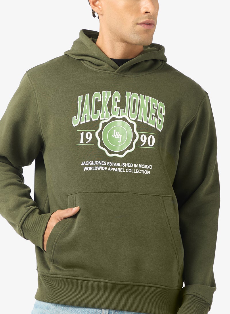 JACK & JONES Logo Regular Fit Pullover Hoodie - Image 3