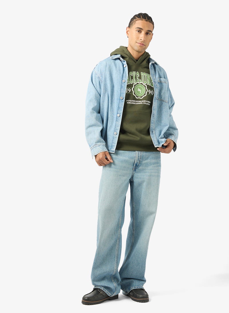 JACK & JONES Logo Regular Fit Pullover Hoodie - Image 4