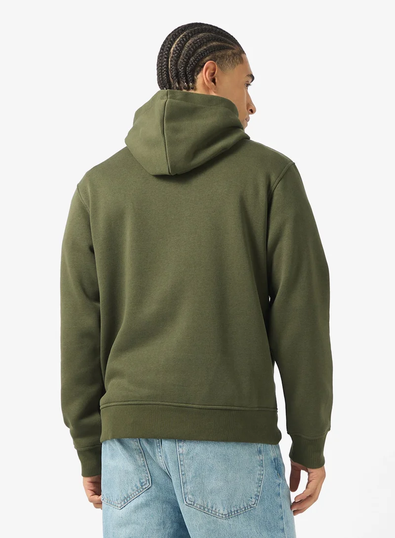 JACK & JONES Logo Regular Fit Pullover Hoodie