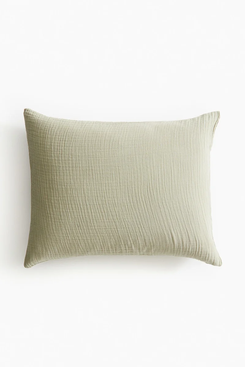 H&M Cotton muslin pillowcase