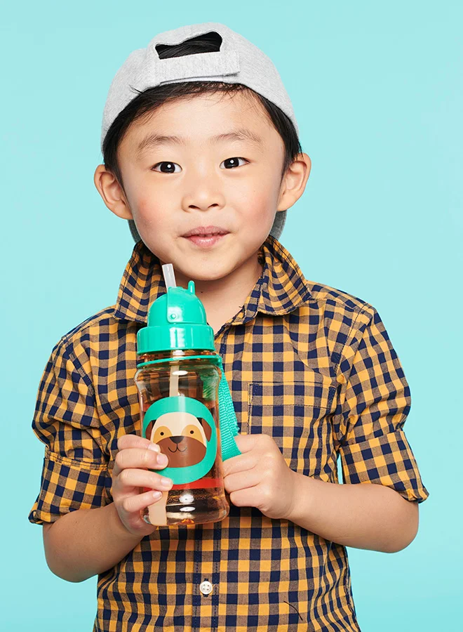 Skip Hop Zoo Pp Straw Bottle Pug