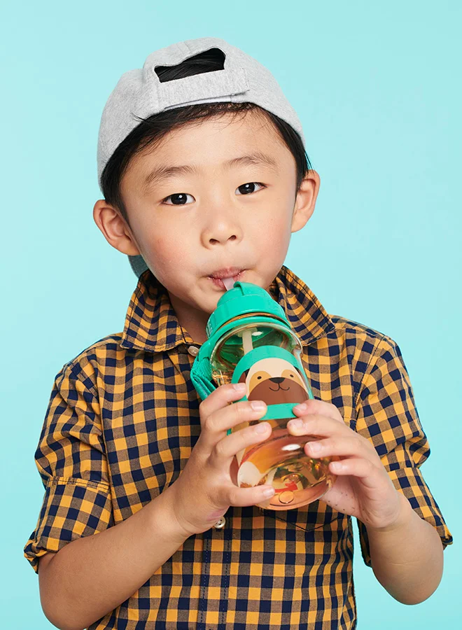 Skip Hop Zoo Pp Straw Bottle Pug