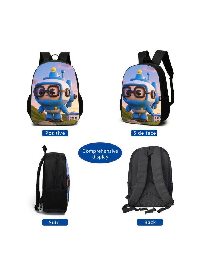 Cartoon style universal three-piece schoolbag - 641  - Image 4