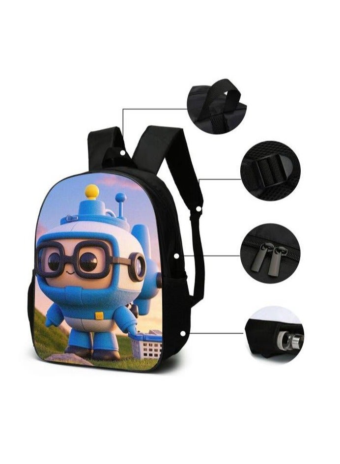 Cartoon style universal three-piece schoolbag - 641  - Image 5