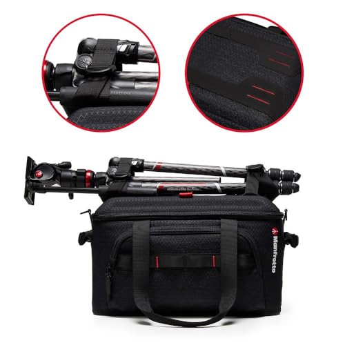 Manfrotto Pro Light Cineloader Small, Shoulder Bag, Camcorder & Cinema Bag, Padded Camera Case, Professional Video Dedicated Features, Top Access, Camera Storage, Dark Grey, Size Small - Image 3