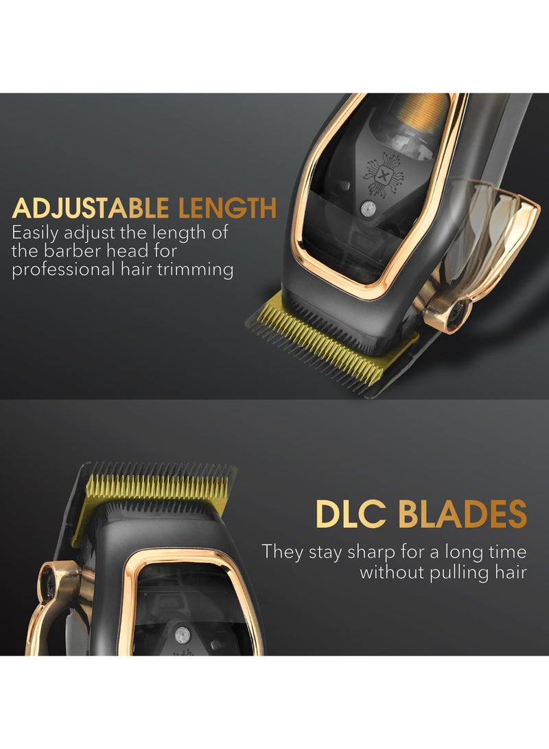 DSP Professional Hair Clipper for Man, Barber Clipper for Hair Cutting, Cordless Hair Clipper, Magnetic Levitation Motor with 9000RPM, Rechargeable Hair Beard Trimmer for Men with Digital Display - Image 2