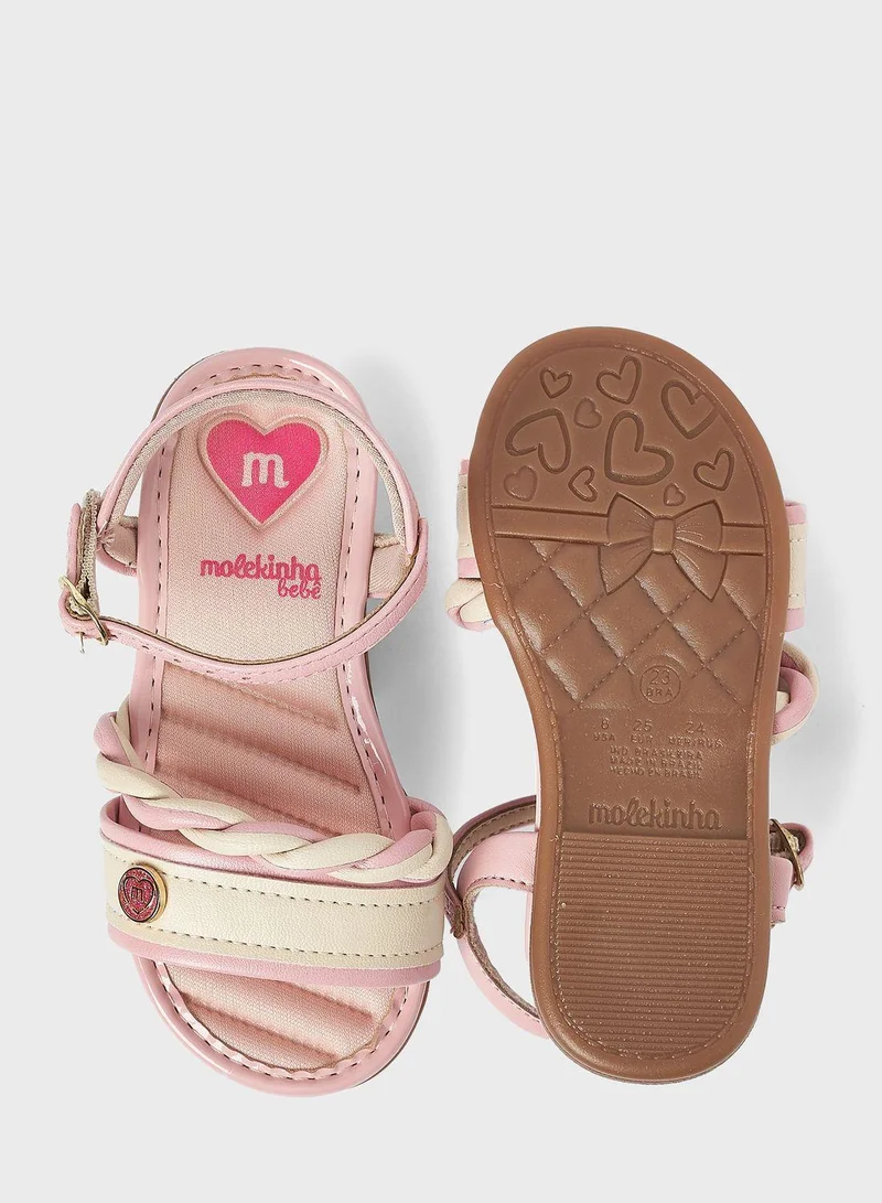 موليكينها Infant Stephen Back Strap Sandals
