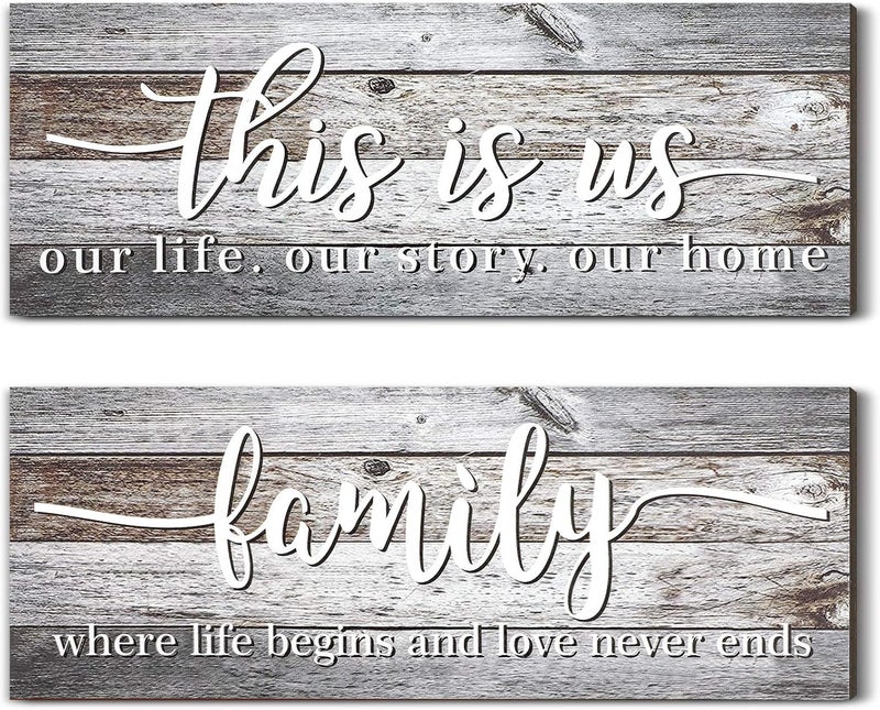 BPA Family Sign Wooden Wall Decor - Image 1
