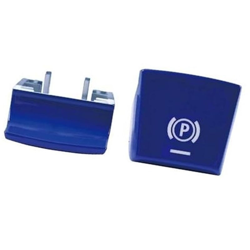 DEMULAX Handbrake Parking Brake Switch Button - Blue - Image 1